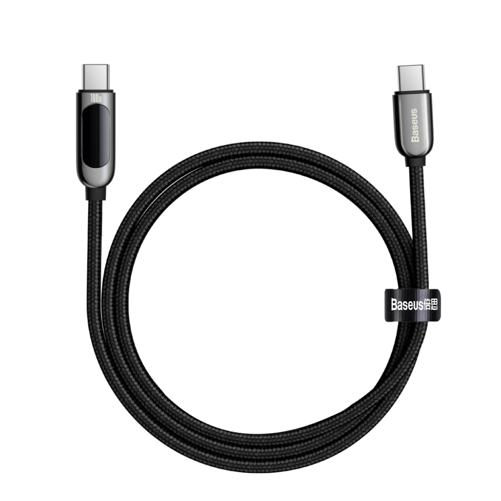 BASEUS Display Fast Charging 100W Data Cable Type C To Type C 1M