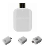 Samsung Galaxy Micro USB OTG Adapter – White Dongle | Reader