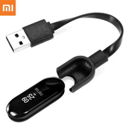 USB Charger for Xiaomi Mi Band 3 – BLACK Watch Charging Adapter