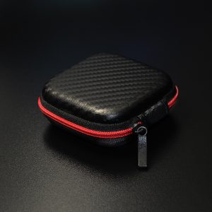 KZ Portable Mini Retro Earphone Cable Storage Bag Box pouch Accessories
