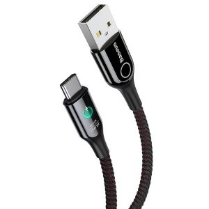 Baseus USB Type C Smart Power Off LED 1M Cable