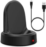 Charging Dock for Samsung Gear S3, Frontier,Classic with USB Cable Watch Charger
