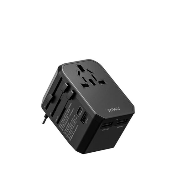Wiwu 4 In 1 Universal Pd45 W Plug Adapter Charging Essential