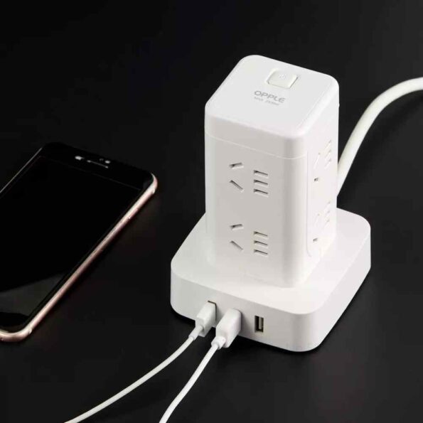 Youpin Opple Multi-Functional Vertical Outlet Tower Power Strip