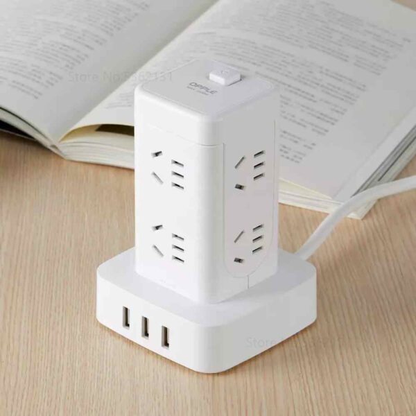 Youpin Opple Multi-Functional Vertical Outlet Tower Power Strip flash Flash Sale