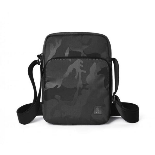 WIWU Men’s Bag Crossbody Bag Camouflage Pattern Waterproof Messenger Bag [Large Size] – Black Bags | Sleeve | Pouch