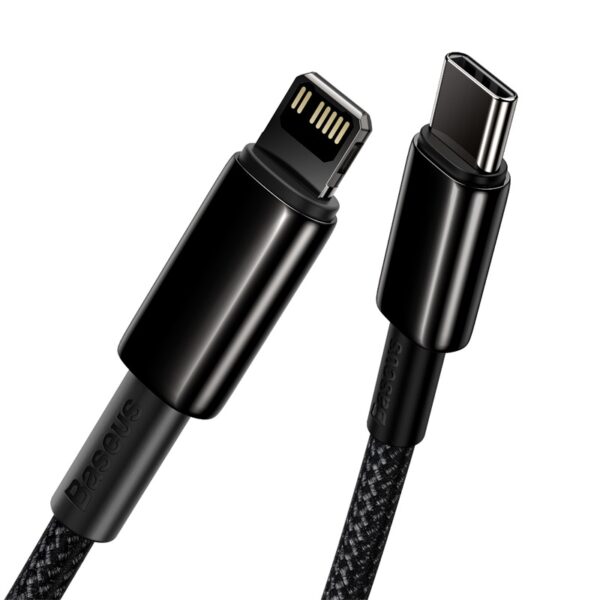 Baseus Tungsten PD 20W Gold Fast Charging Data Cable Type-C to Lightning Cable