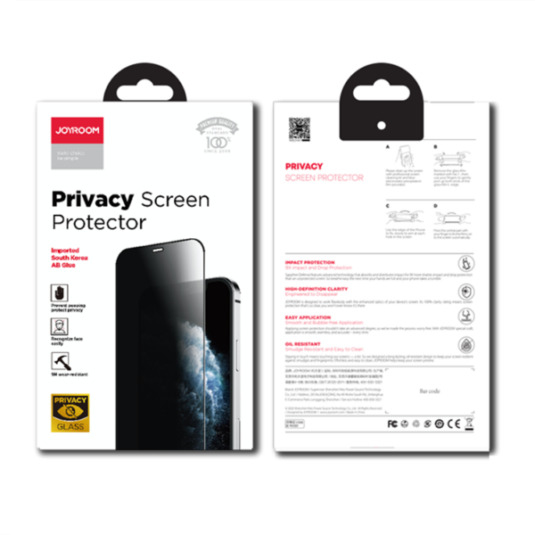 JOYROOM Privacy Screen Protector for iPhone 12 Series Cover & Protector