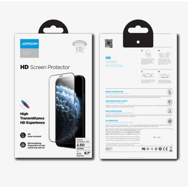 Joyroom Jr-Pf597 2.5D Hd Screen Protector For Iphone 12 Series Cover &Amp; Protector