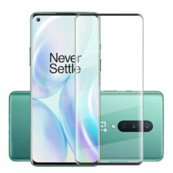 3D Curved KUZOOM Full Screen Tempered Glass Protector Film for OnePlus 8 Pro Cover & Protector