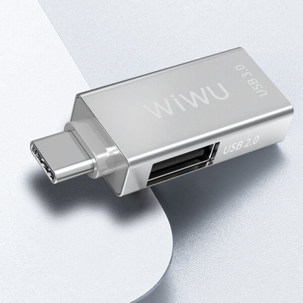 WIWU T02 Type-C to Dual USB Adapter Dongle | Reader