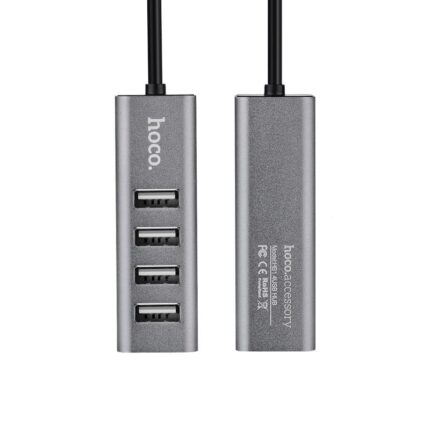 HOCO USB Hub HB1 USB-A to Four Ports USB 2.0 Charging & Data Sync Charging Essential