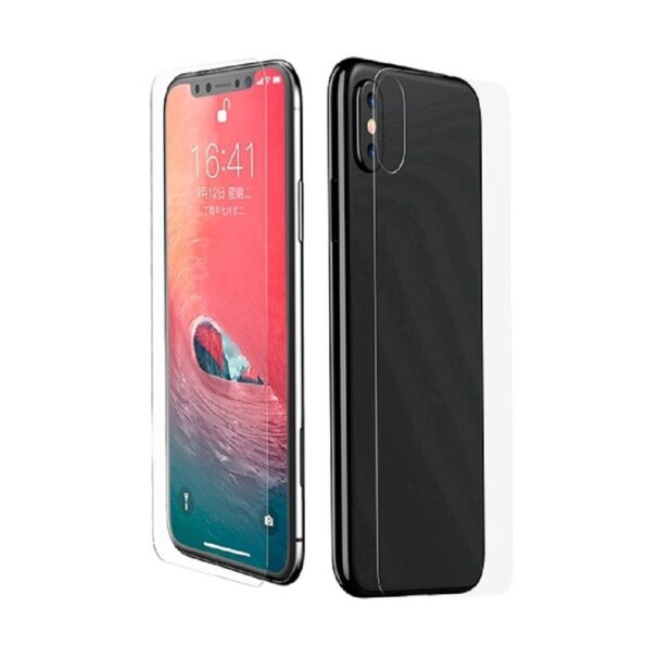 Baseus Clear Tempered Glass Front and Back Protector for iPhone XS Max