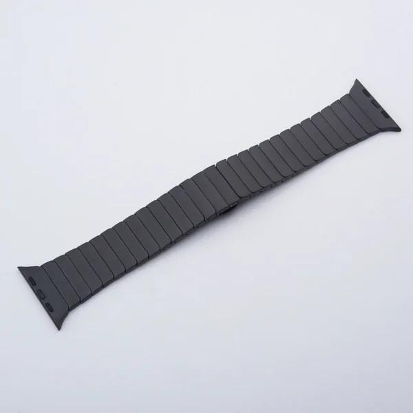 link bracelet strap for apple watch band 44mm 42mm 38mm 40mm stainless steel Butterfly buckle watchband