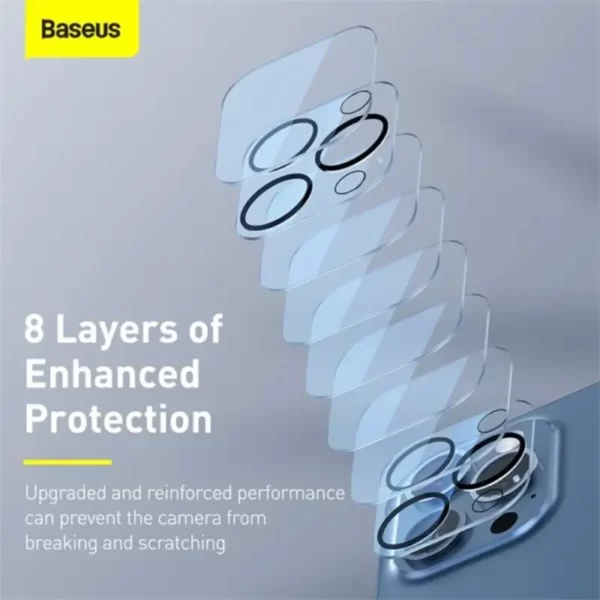 Baseus Full-frame Lens Film For iPhone 12 Series [2Pcs] Camera Lens Protector