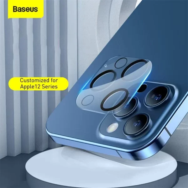 Baseus Full-frame Lens Film For iPhone 12 Series [2Pcs] Cover & Protector
