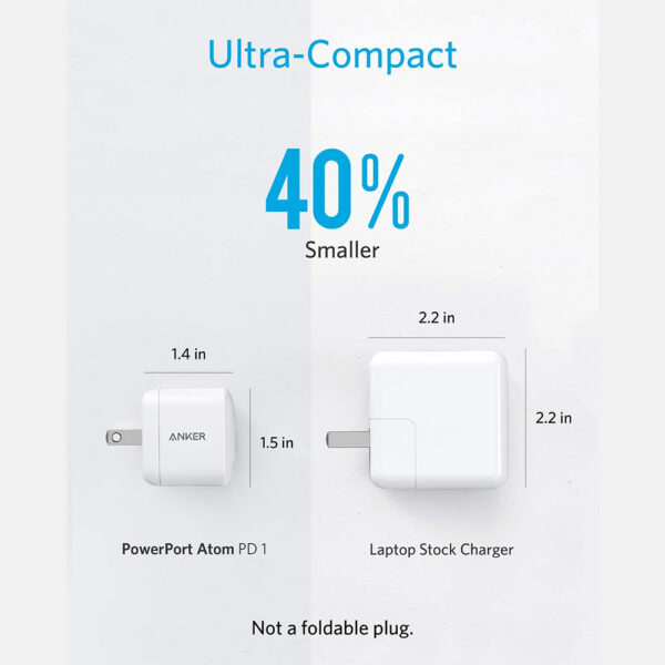 Anker PowerPort Atom PD 1 30W Type-C Ultra Compact Wall Charger Charger