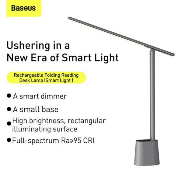 BASEUS Smart Eye Series Rechargeable Folding Reading Desk Lamp (Smart Light)