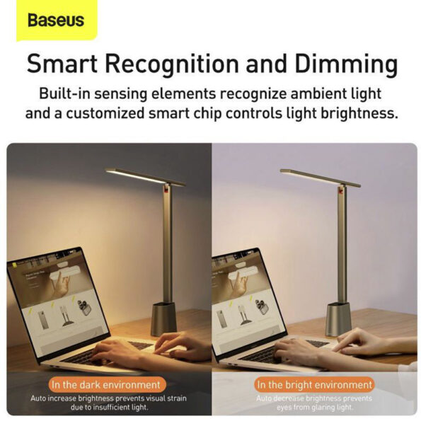 BASEUS Smart Eye Series Rechargeable Folding Reading Desk Lamp (Smart Light)