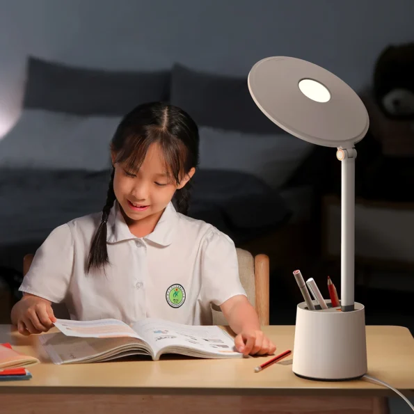 Baseus Reading Light Full Spectrum Dual Light Source AAA Smart Touch Reading and Writing Desk Lamp