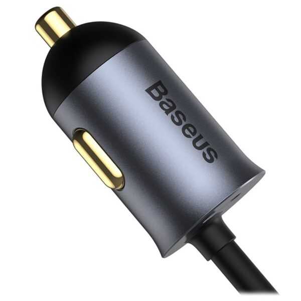 Baseus Share Together PPS Multi-port Fast Car Charger with Extension Cord Car Accessories