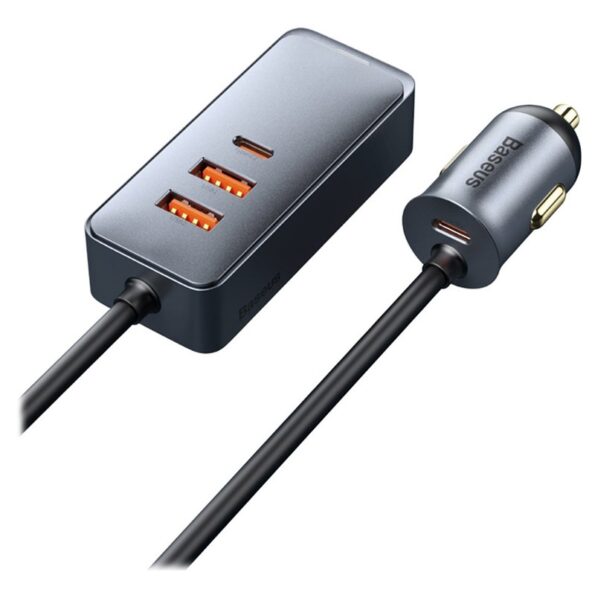 Baseus Share Together PPS Multi-port Fast Car Charger with Extension Cord