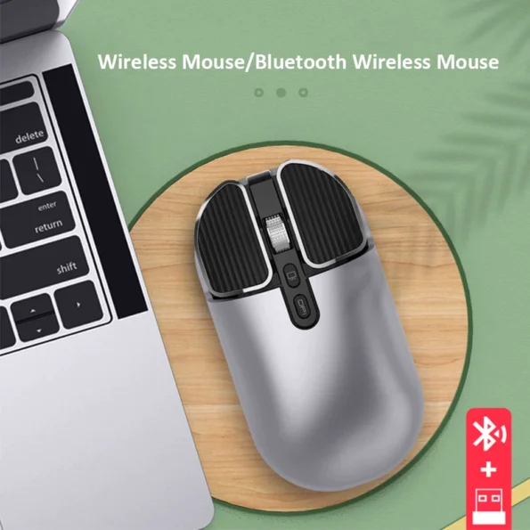 COTEetCI Universal Dual Mode Bluetooth Mouse Smooth & Sensitive