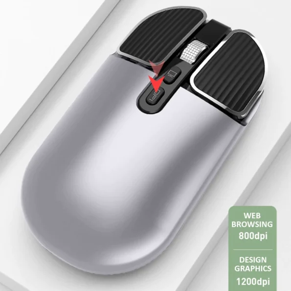 COTEetCI Universal Dual Mode Bluetooth Mouse Smooth & Sensitive