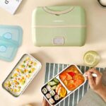 LIVEN FH-18 Electric Lunch Box Portable Smart Cooking Silent Heating Sealed for Travel (1)