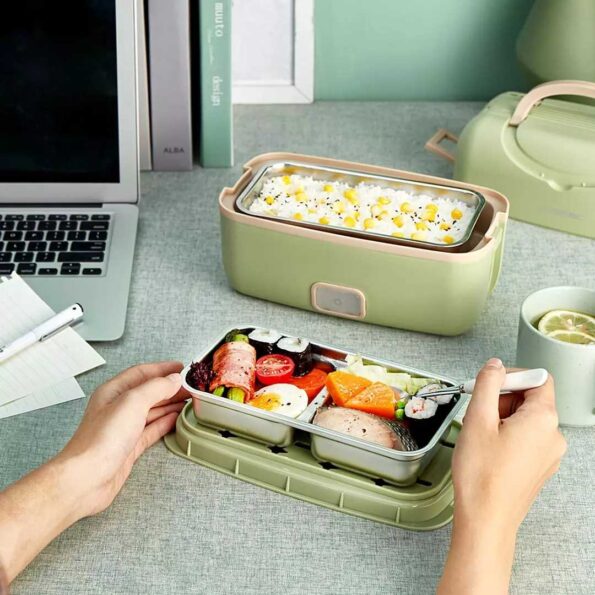 LIVEN FH-18 Electric Lunch Box Portable Smart Cooking Silent Heating Sealed for Travel