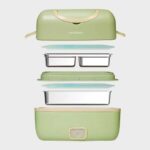 LIVEN FH-18 Electric Lunch Box Portable Smart Cooking Silent Heating Sealed for Travel (1)