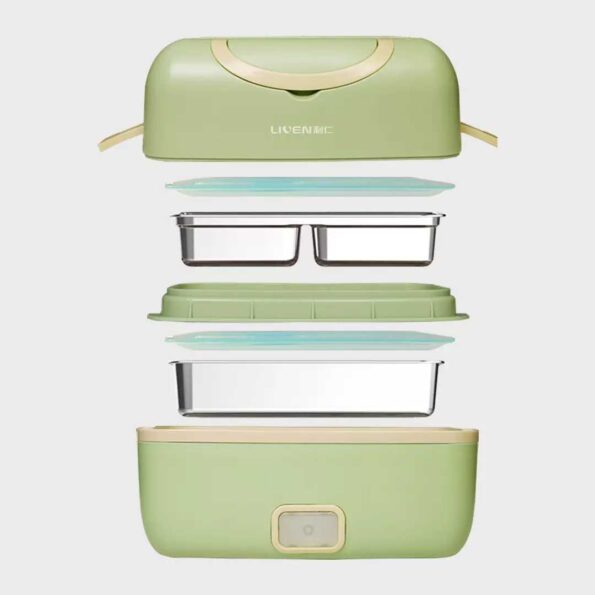 LIVEN FH-18 Electric Lunch Box Portable Smart Cooking Silent Heating Sealed for Travel