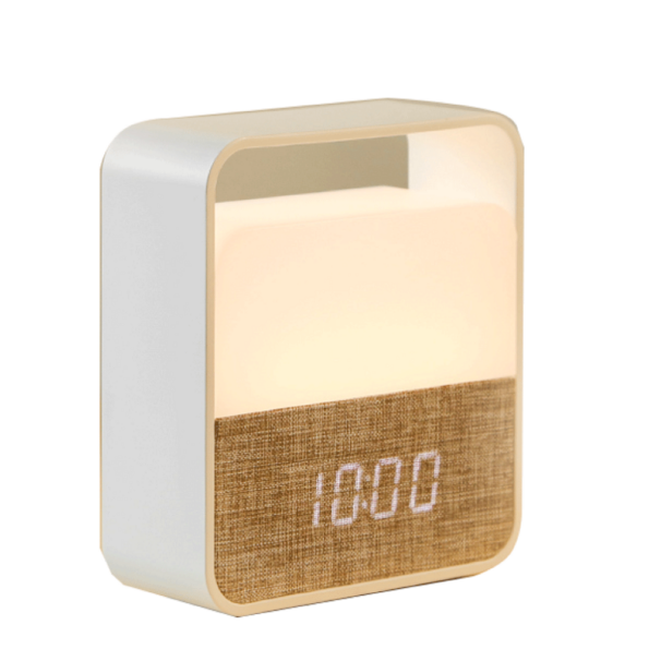 MIDEA PORTABLE NIGHT LIGHT WITH DIGITAL ALARM CLOCK