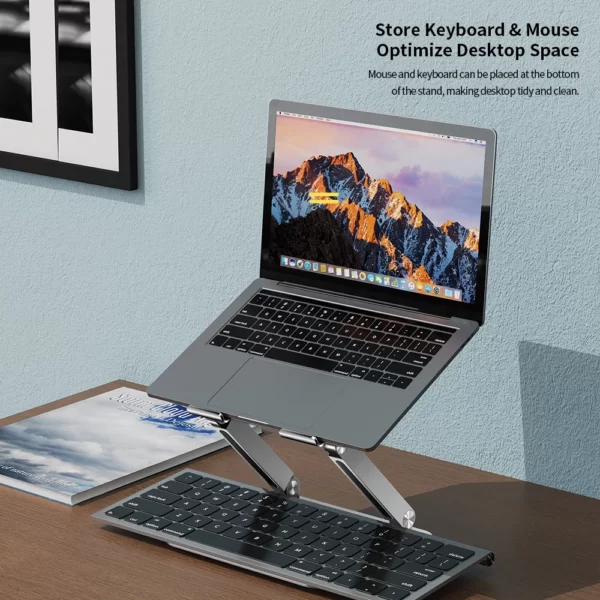 ROCK Aluminum-alloy Foldable Laptop Desktop Holder Stand Accessories