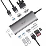 WiWU Alpha 11 in 1 Type-C Multi-functional Docking Station Accessories