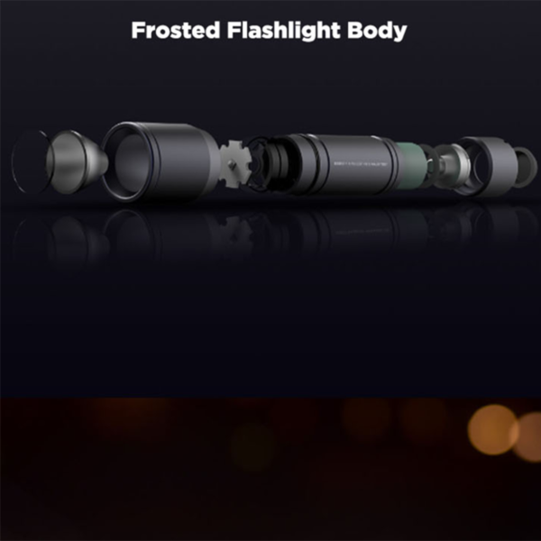 BEEBEST 130m Lightweight AAA EDC Flashlight Waterproof SOS Portable Mini Torch Accessories