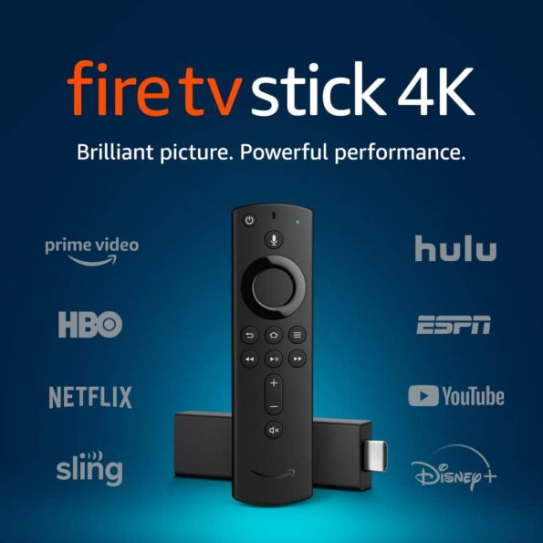 Fire TV Stick 4K streaming device with Alexa Voice Control Remote