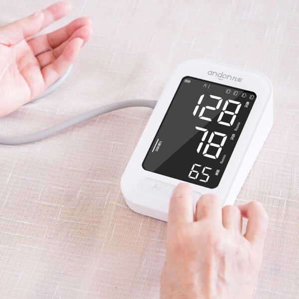 Xiaomi Mijia Andon Smart Blood Pressure Monitor Arm Heart Beat Rate Pulse Meter Tonometer Sphygmomanometers Pulsometer Smart Measure Arrival Electronics