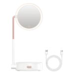 Baseus Smart Beauty Series Lighted Makeup Mirror with Storage Box Accessories