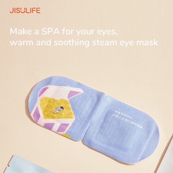 JISULIFE Eye Mask Steam Hot Compress Eye Protection Self-heating Dark Circles Sleep Aid 10Pcs Box Air Mask