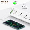 LDNIO SC10610 Surge Protection 30W 6-Port USB Charger with 10 Outlet/ 5 Usb-A / 1 USB-C 200CM Power Cord Charging Essential