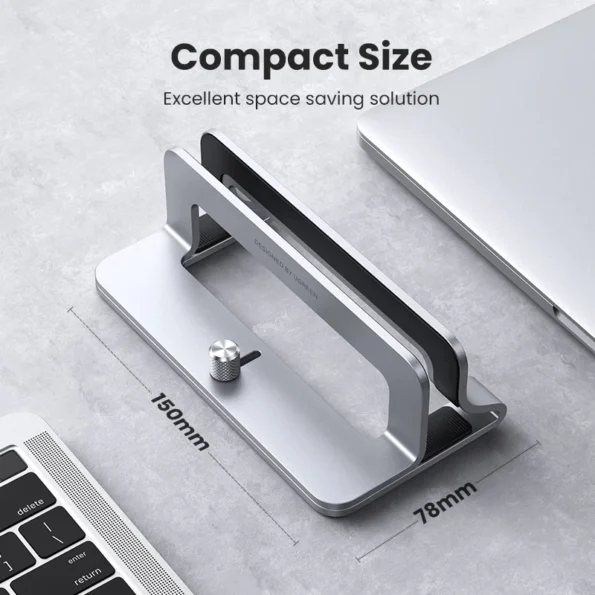 UGREEN Vertical Aluminum Foldable Laptop Stand Holder