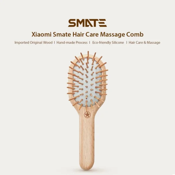 Xiaomi SMATE Hair Care Massage Comb Natural Wood Comb