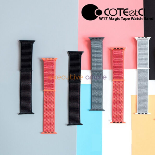 COTEetCI W17 Apple Watch 42 44 45mm Magic Tape Watch Band