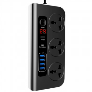 Earldom SC02 Digital Multifunctional Power Sockets  Charging Essential