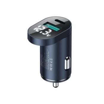 JOYROOM C-A17 48W Intelligent Dual Port Fast Car Charger with LED Display