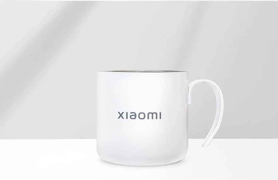 Original Xiaomi Cups Tea Iced Coffe Cup Mi Custom Stainless Steel Mugs Smooth Lacquer Hot Cold Usages Travel Hiking