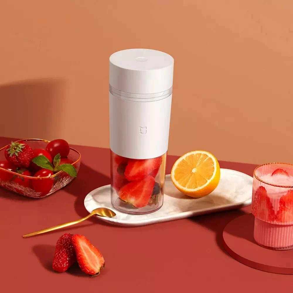 Xiaomi Mijia 300Ml Mini Juice Blender Type-C Charging Juicer Fruit Cup Food Processor Kitchen Mixer Quick Juicing Electronics