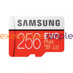 SAMSUNG EVO Plus 256 GB Memory Card With SD Adapter for microSD Computer