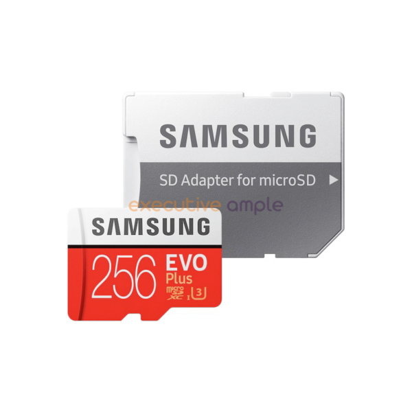 SAMSUNG EVO Plus 256 GB Memory Card With SD Adapter for microSD Memory Card & Pen Drive